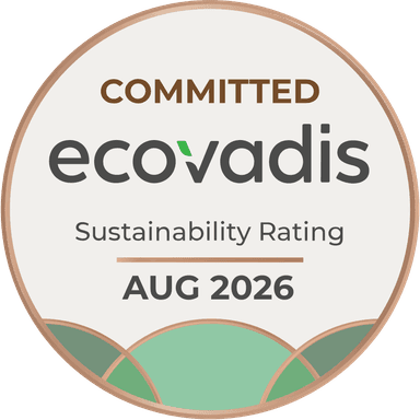 EcoVadis Committed sustainability rating, August 2026